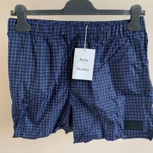 Acne Studios Perry Print AW16 Shorts IN Electric Blue NO TAGS USED